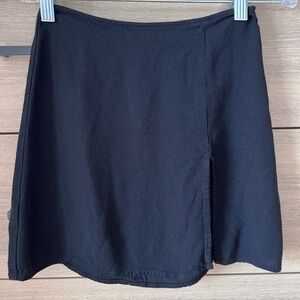 Reformation black skirt